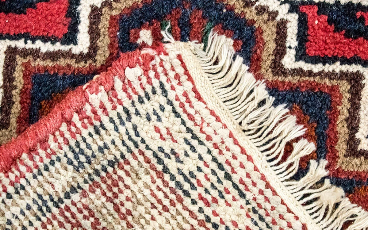 Tapis oriental - 160 x 90 cm - rouge