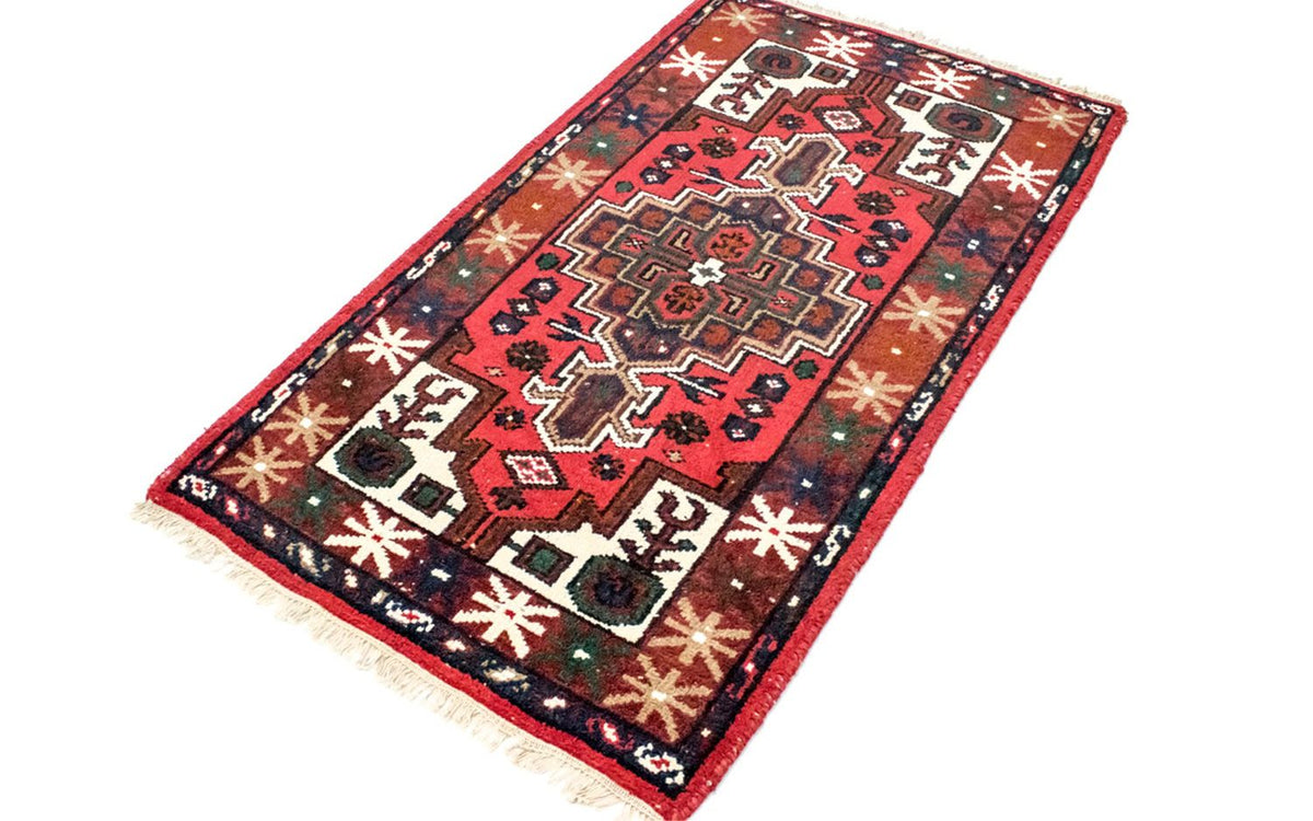 Tapis oriental - 160 x 90 cm - rouge