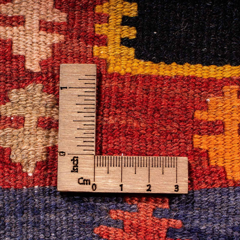 Tapis de couloir Tapis Kelim - Vieux - 330 x 120 cm - multicolore