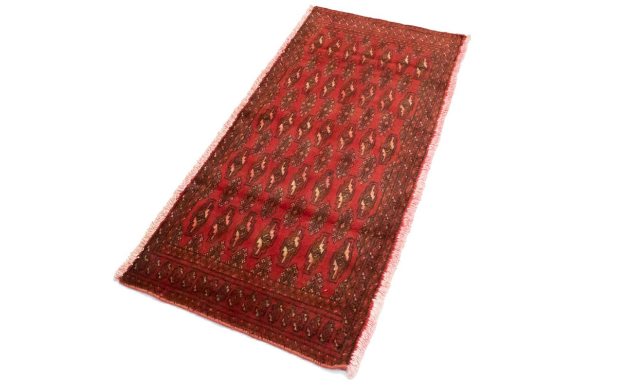 Tapis Turkaman - 130 x 60 cm - rouge