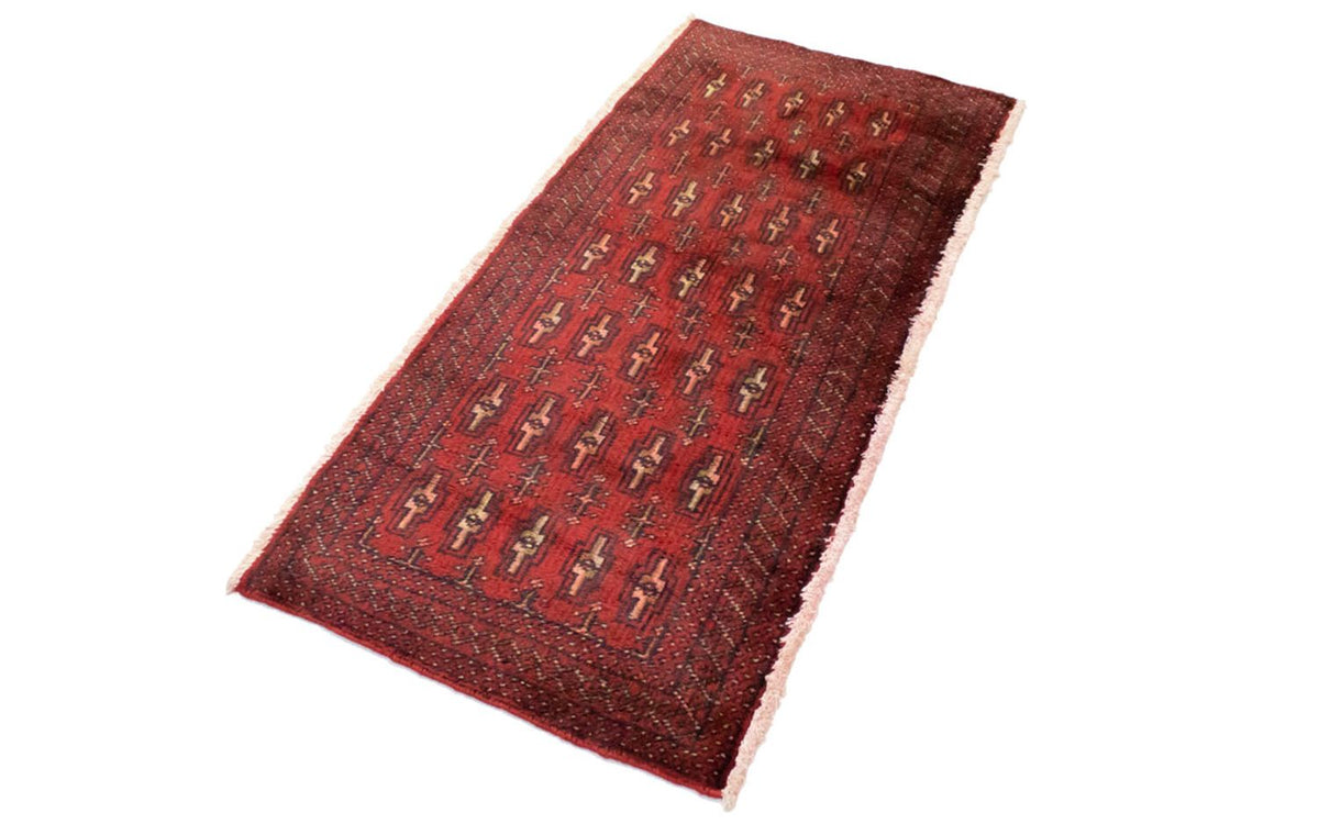 Tapis Turkaman - 130 x 60 cm - rouge