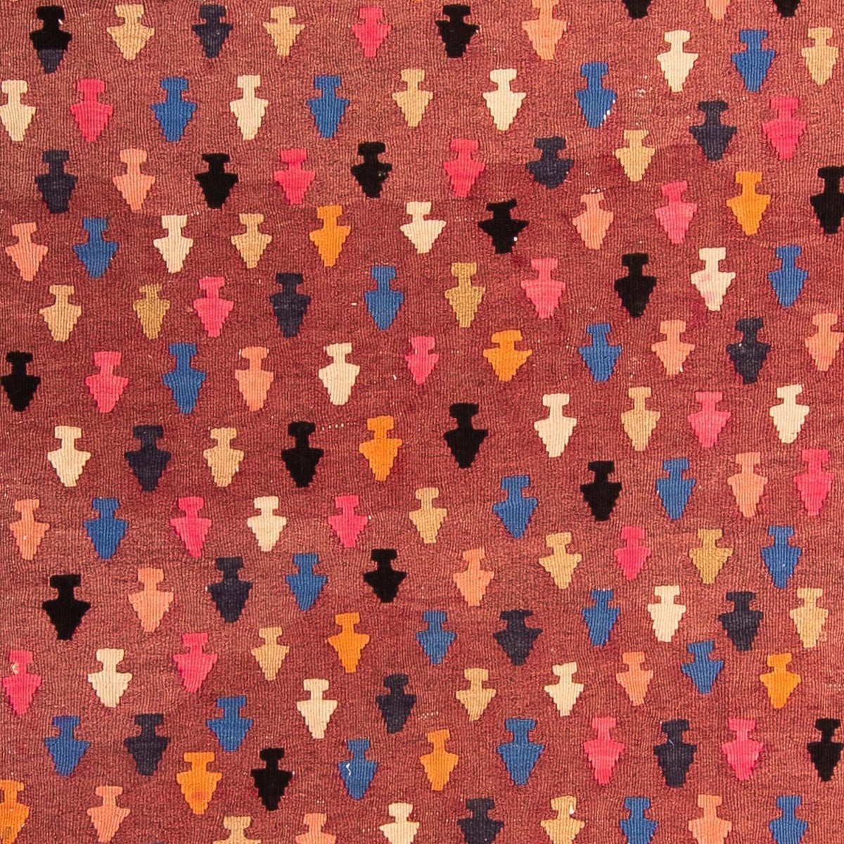 Tapis de couloir Tapis Kelim - Vieux - 330 x 145 cm - multicolore