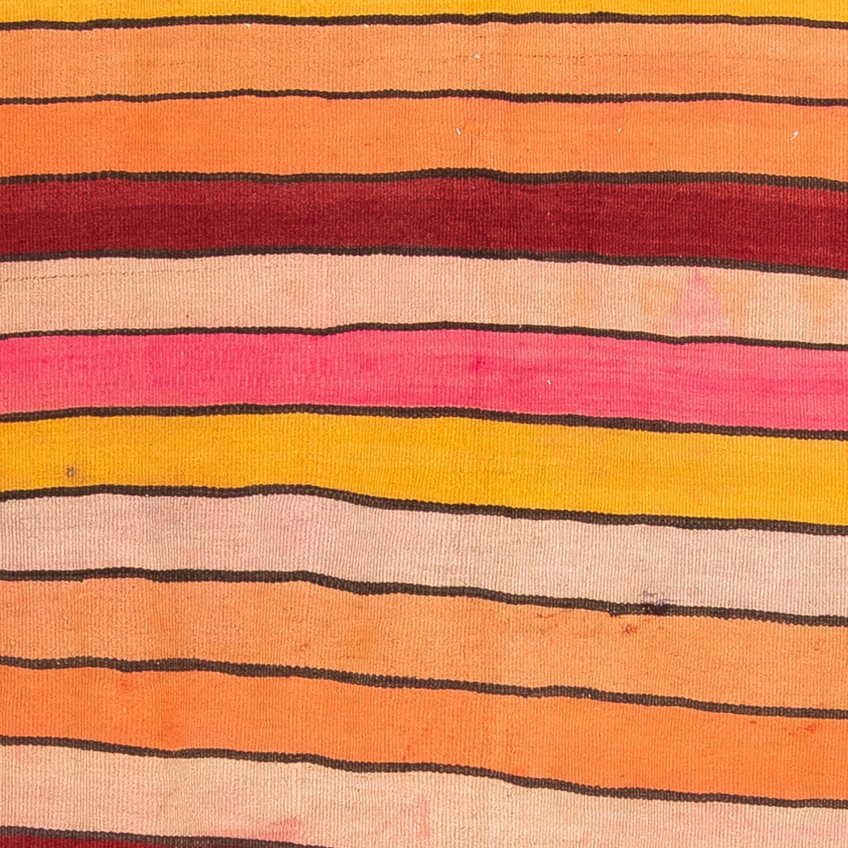 Tapis de couloir Tapis Kelim - Vieux - 370 x 160 cm - multicolore
