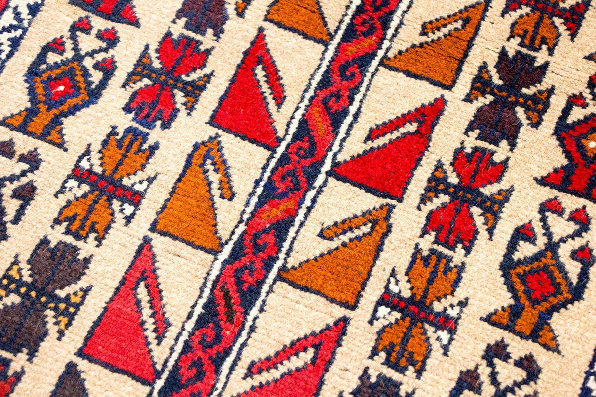 Tapis Belutsch - 126 x 79 cm - rouge