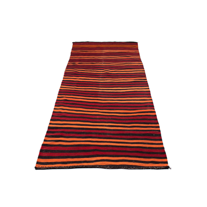 Tapis de couloir Tapis Kelim - Vieux - 300 x 100 cm - multicolore