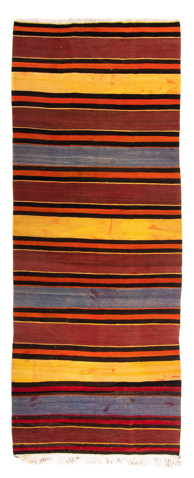 Tapis de couloir Tapis Kelim - Vieux - 290 x 115 cm - multicolore