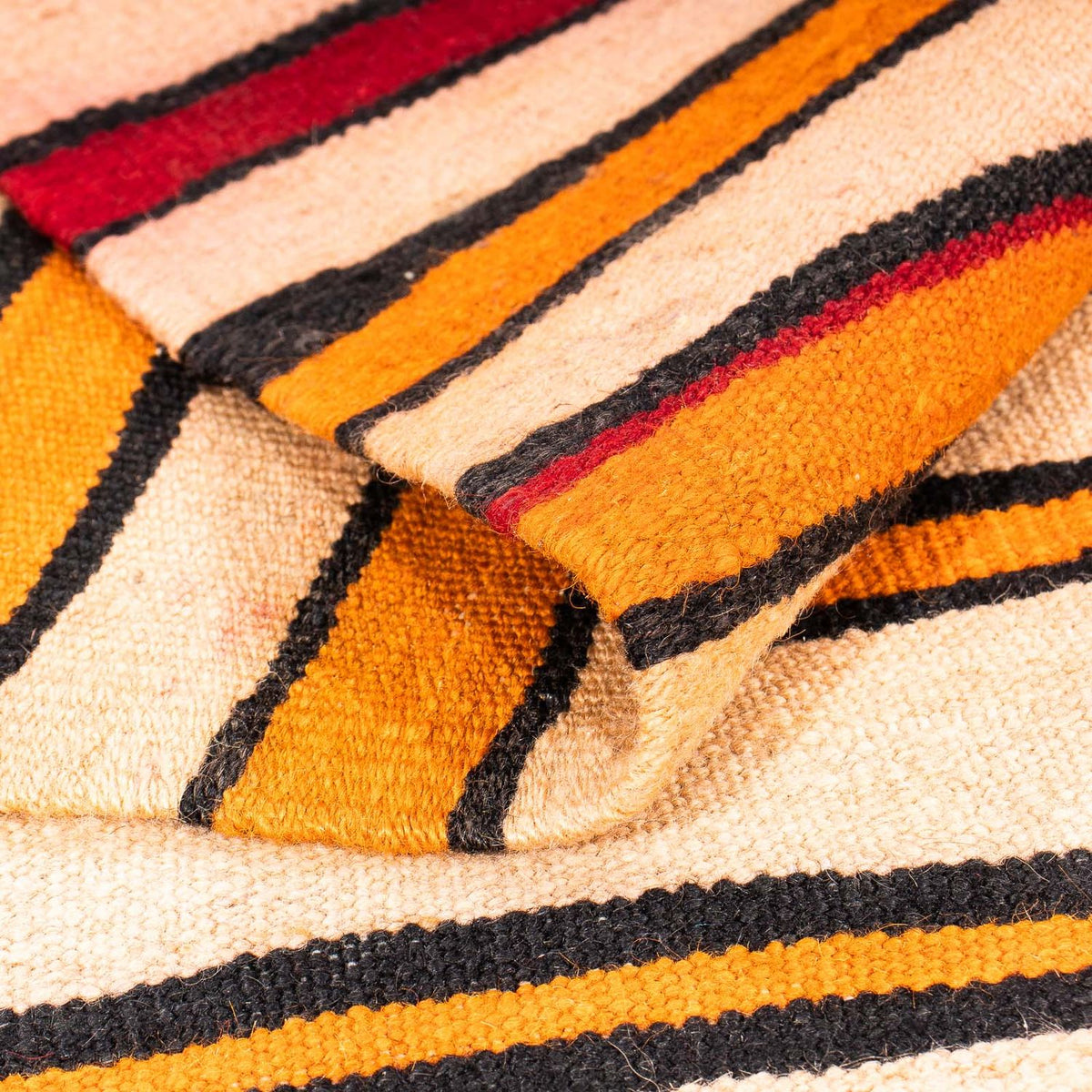 Tapis Kelim - Vieux - 145 x 130 cm - multicolore