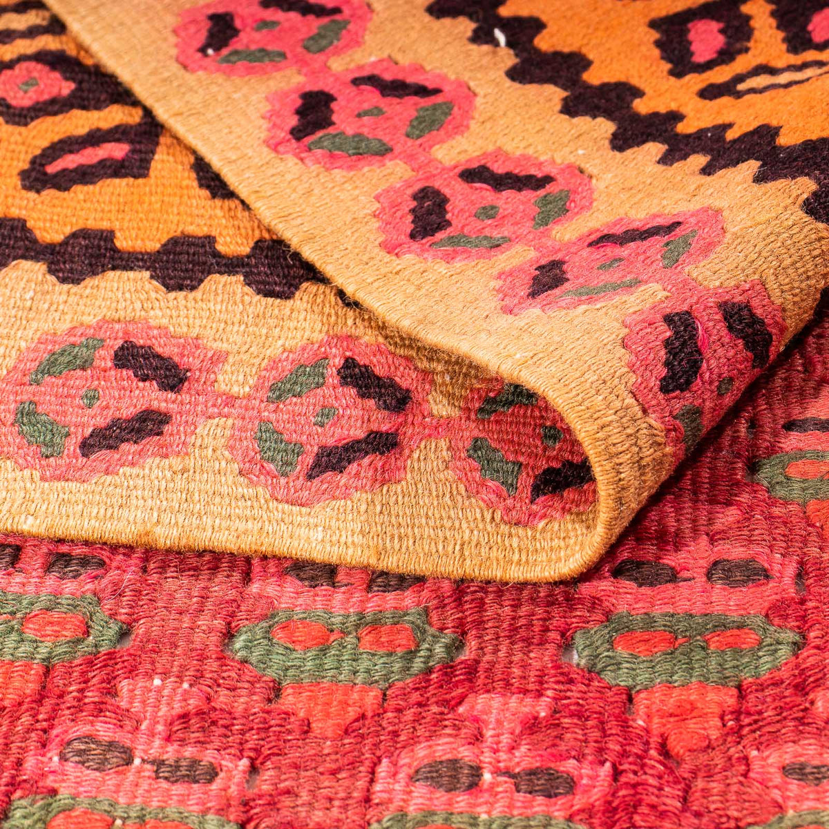 Tapis Kelim - Vieux - 280 x 145 cm - multicolore