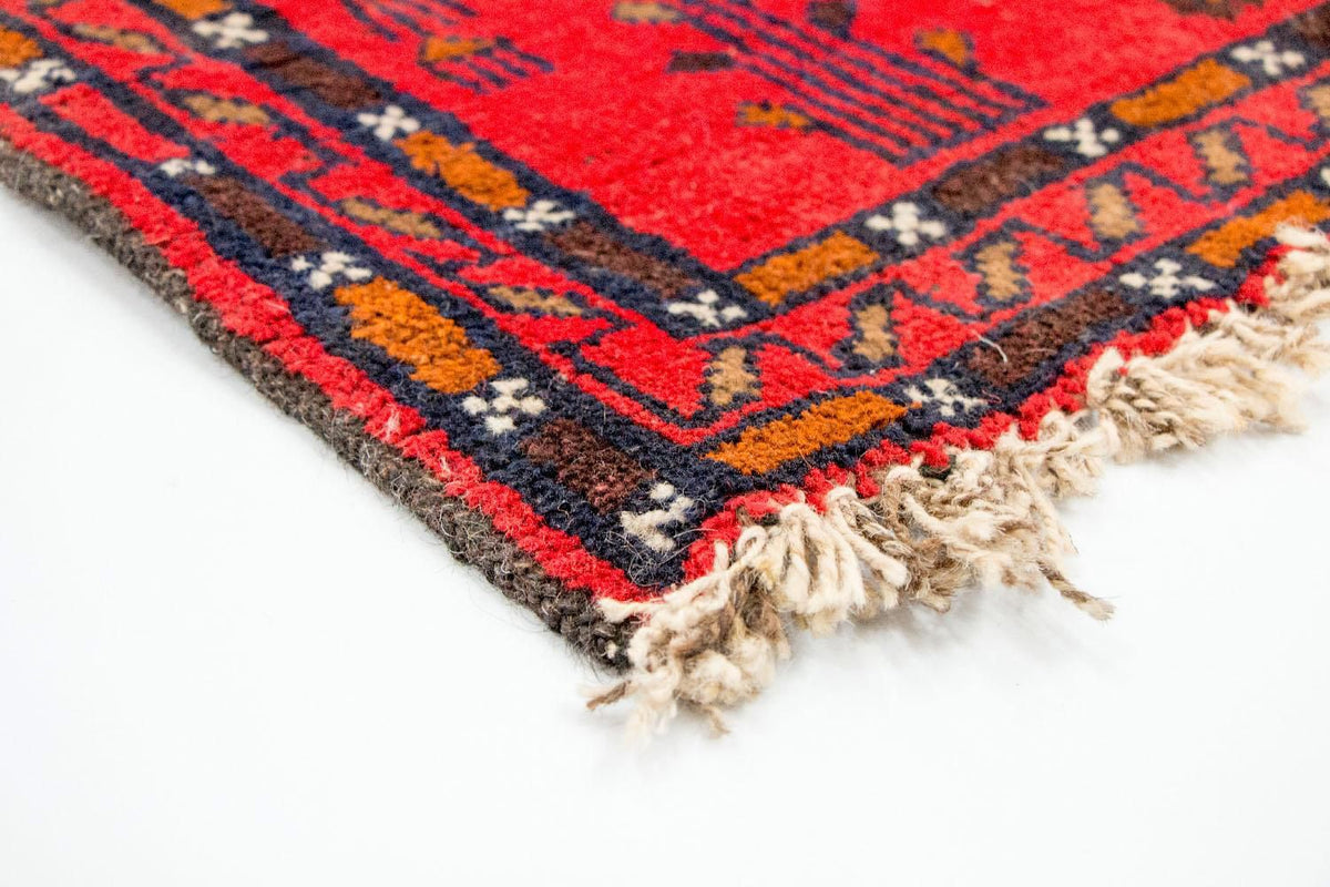 Tapis Belutsch - 141 x 92 cm - rouge