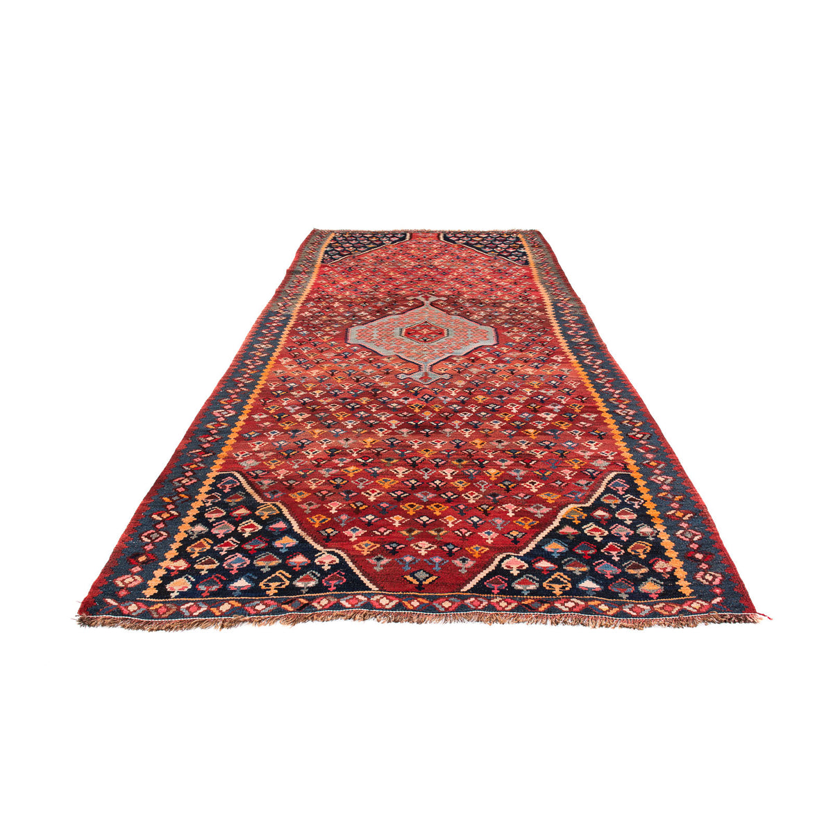 Tapis Kelim - Vieux - 340 x 170 cm - multicolore