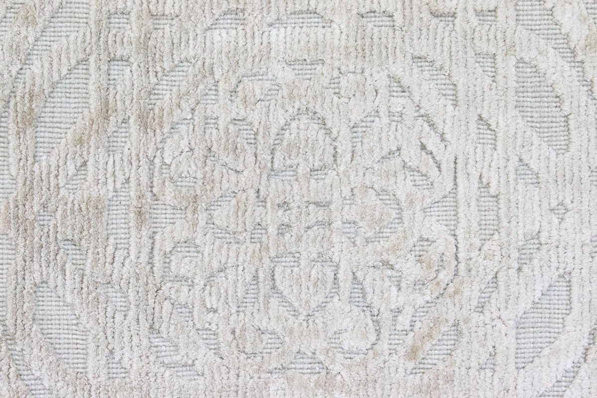 Tapis en laine carré - 67 x 66 cm - beige