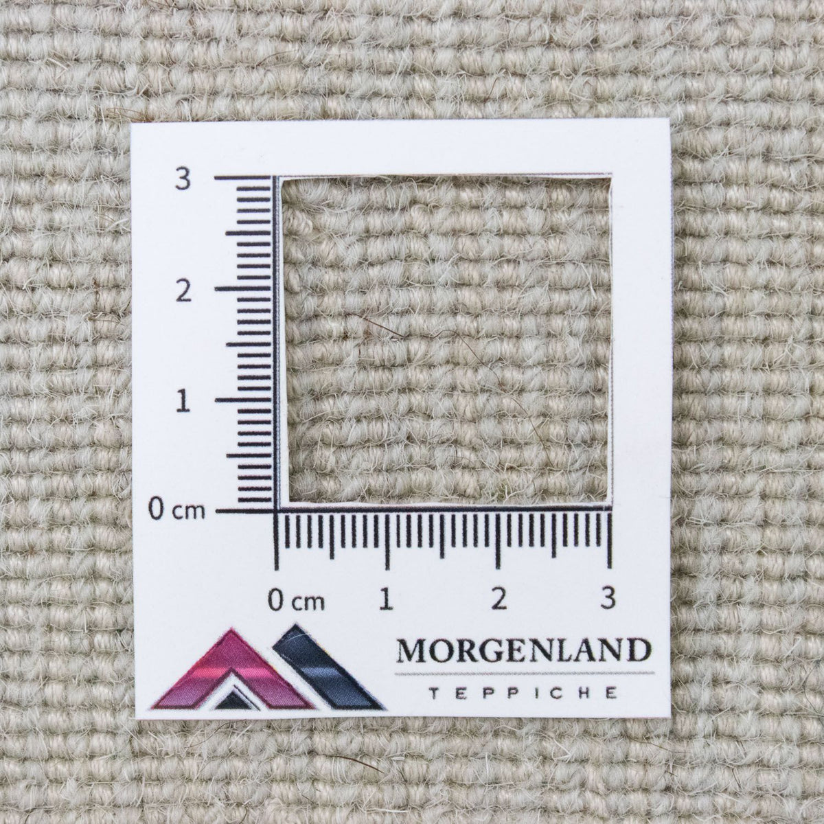 Tapis en laine carré - 67 x 66 cm - beige