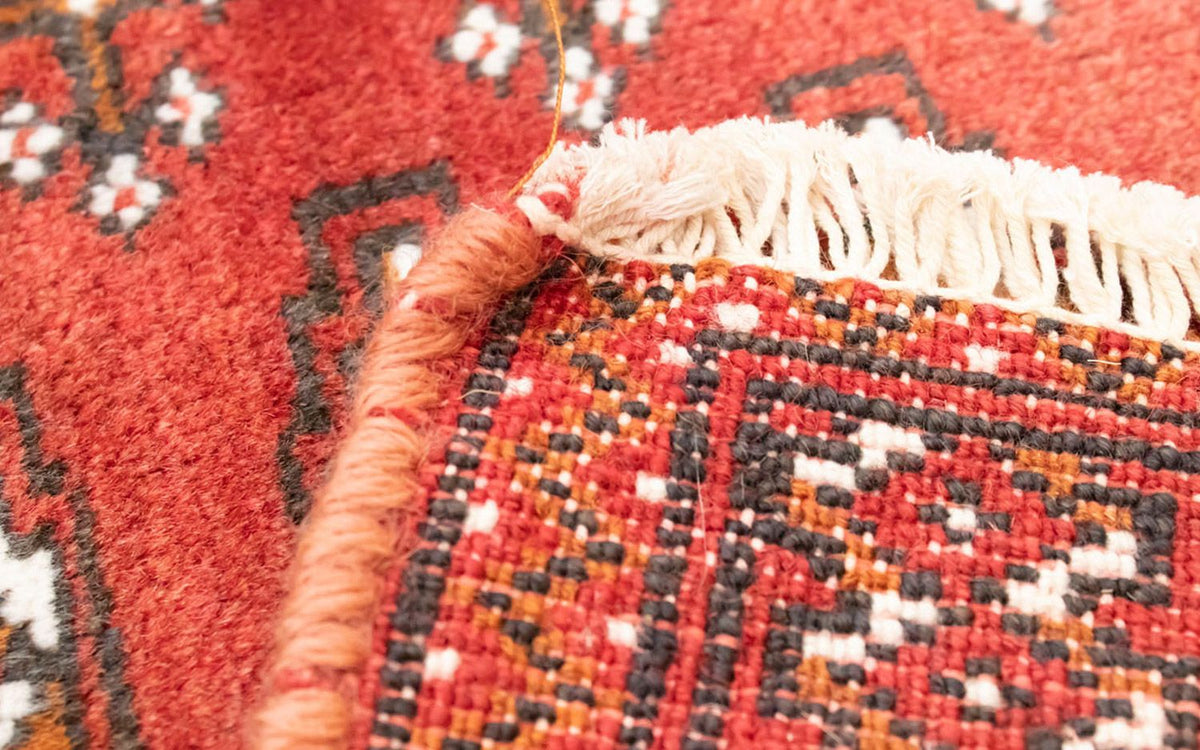 Tapis de couloir Tapis Turkaman - 100 x 50 cm - rouge
