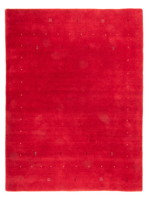 Tapis Gabbeh - Loribaft Softy - 242 x 172 cm - rouge foncé