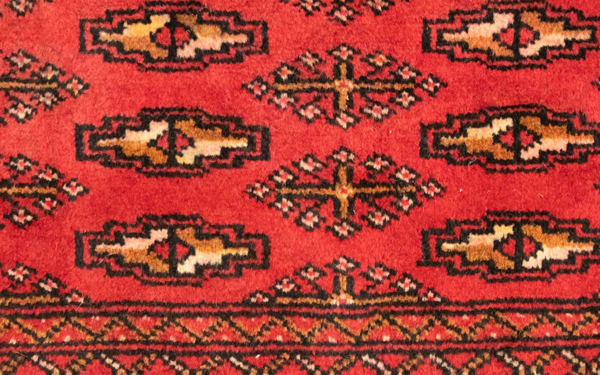 Tapis de couloir Tapis Turkaman - 100 x 50 cm - rouge