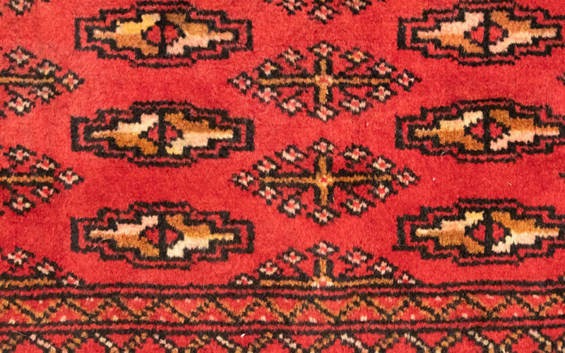 Tapis de couloir Tapis Turkaman - 100 x 50 cm - rouge