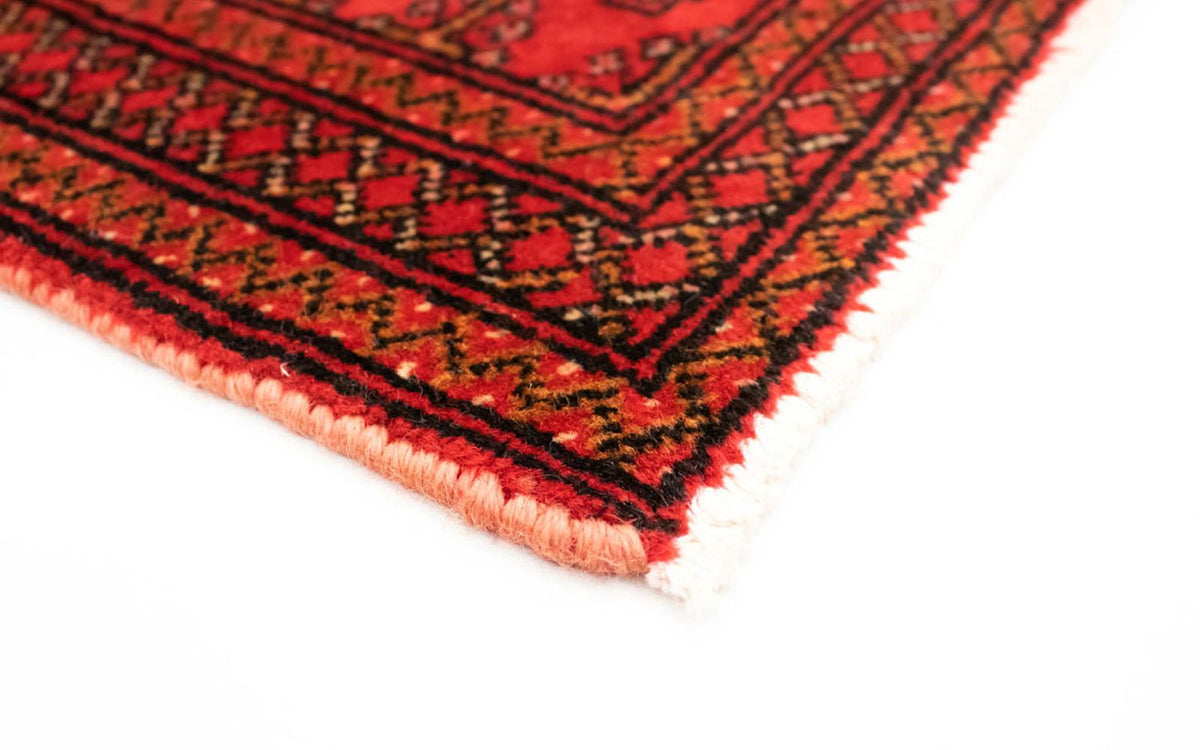 Tapis de couloir Tapis Turkaman - 100 x 50 cm - rouge