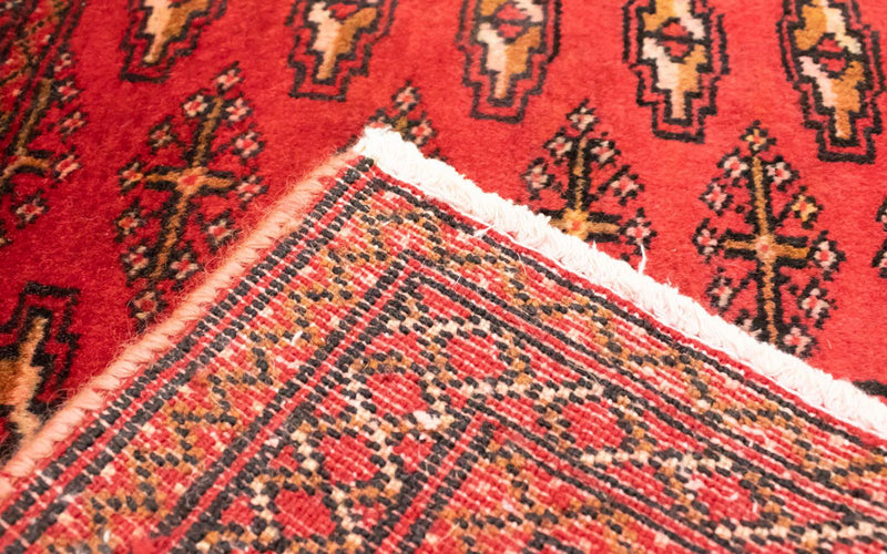 Tapis de couloir Tapis Turkaman - 100 x 50 cm - rouge