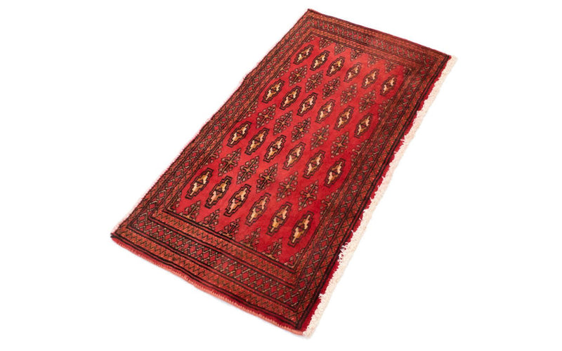 Tapis de couloir Tapis Turkaman - 100 x 50 cm - rouge