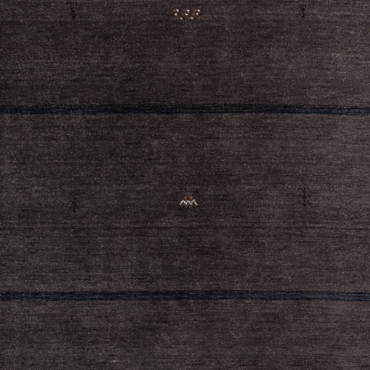 Tapis Gabbeh - Loribaft Softy - 240 x 173 cm - marron foncé
