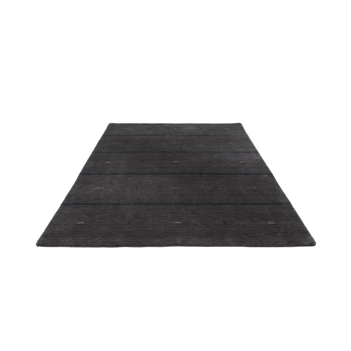 Tapis Gabbeh - Loribaft Softy - 240 x 173 cm - marron foncé