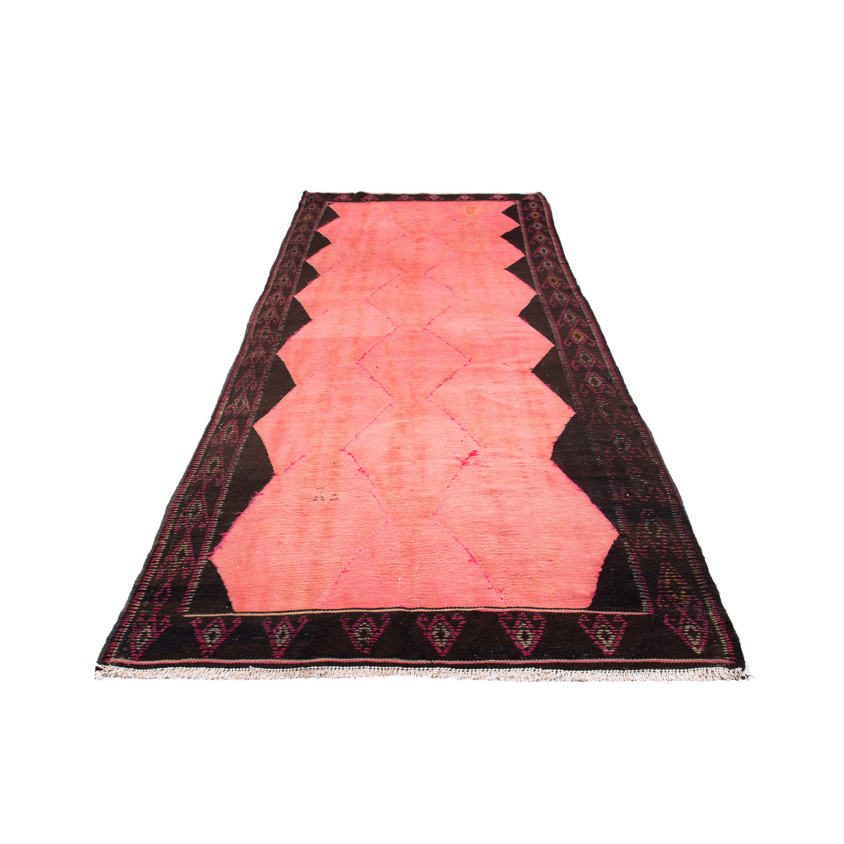 Tapis de couloir Tapis Kelim - Vieux - 365 x 145 cm - multicolore