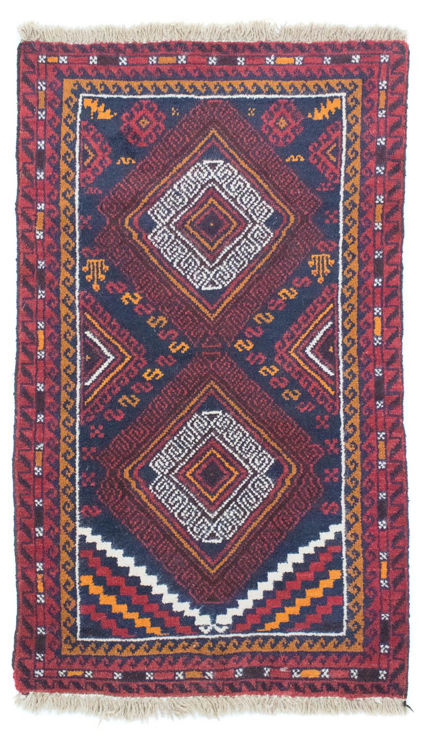 Tapis Belutsch - 132 x 76 cm - bleu