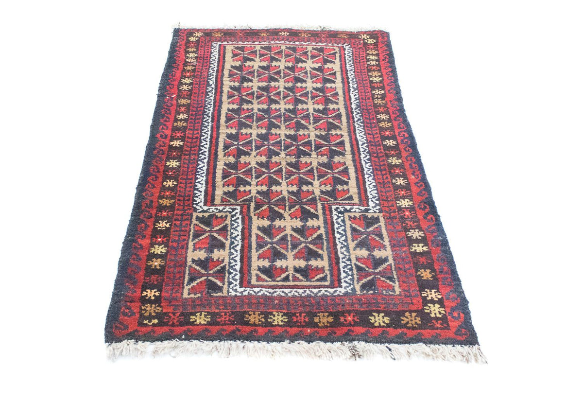 Tapis Belutsch - 129 x 78 cm - bleu