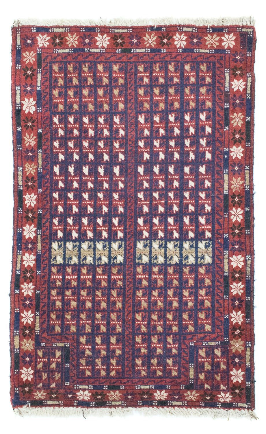Tapis Belutsch - 136 x 82 cm - marron