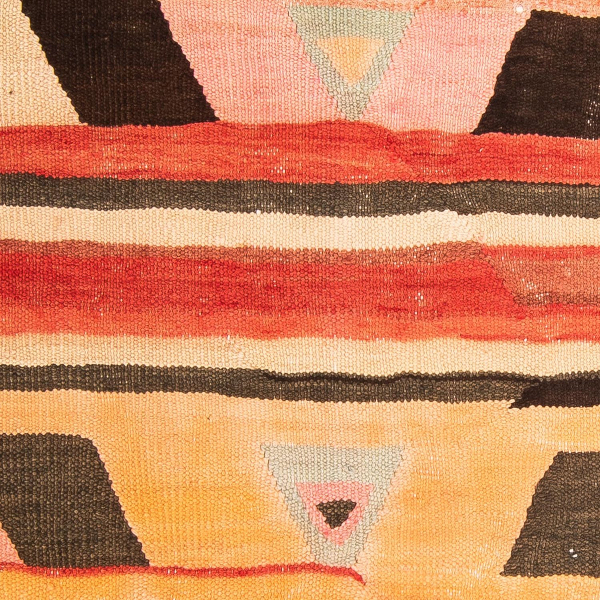 Tapis Kelim - Vieux - 150 x 116 cm - multicolore
