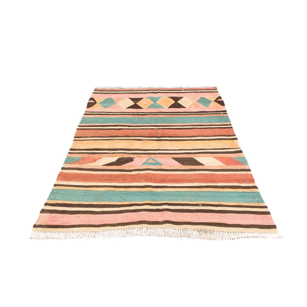 Tapis Kelim - Vieux - 160 x 120 cm - multicolore