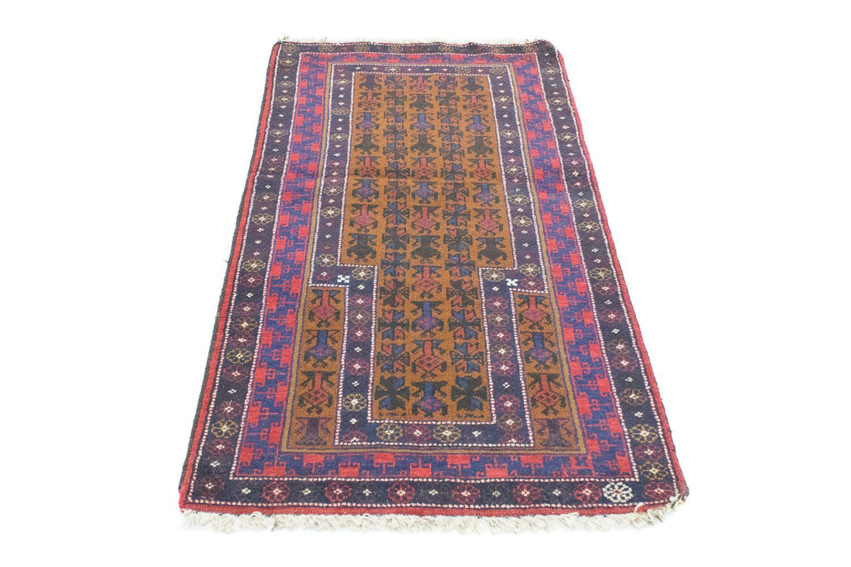 Tapis Belutsch - 140 x 76 cm - bleu