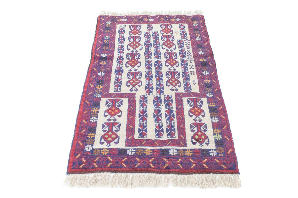 Tapis Belutsch - 129 x 77 cm - beige