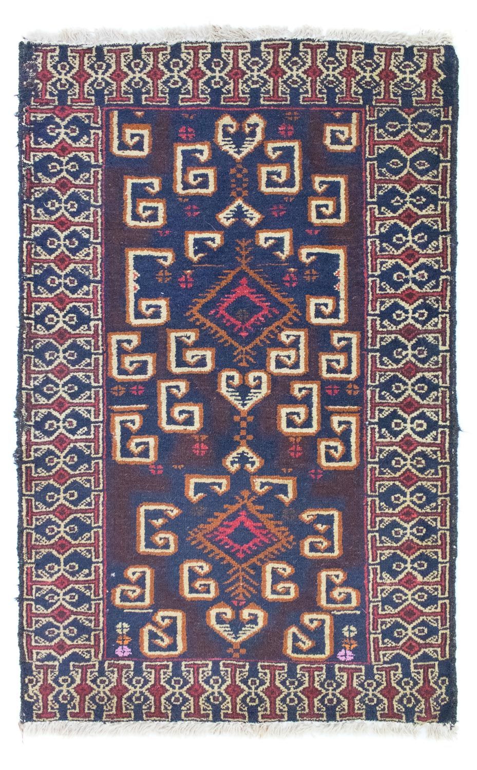 Tapis Belutsch - 130 x 80 cm - bleu