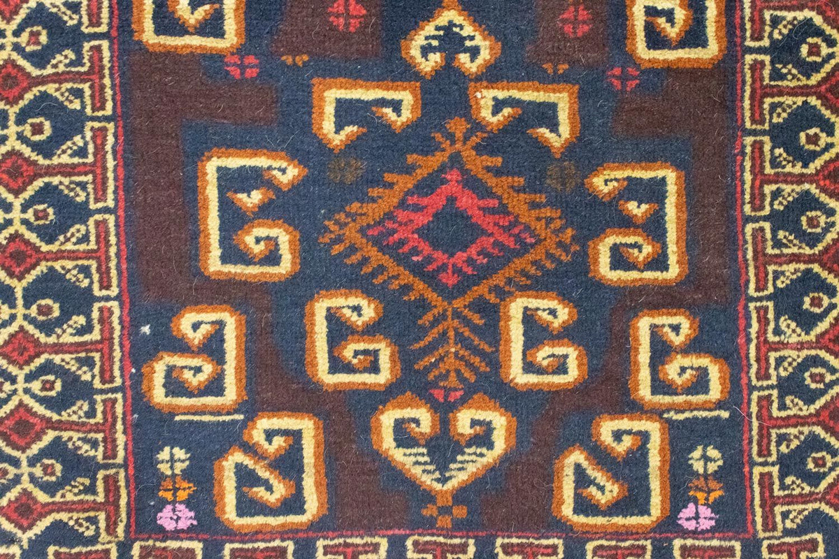 Tapis Belutsch - 130 x 80 cm - bleu