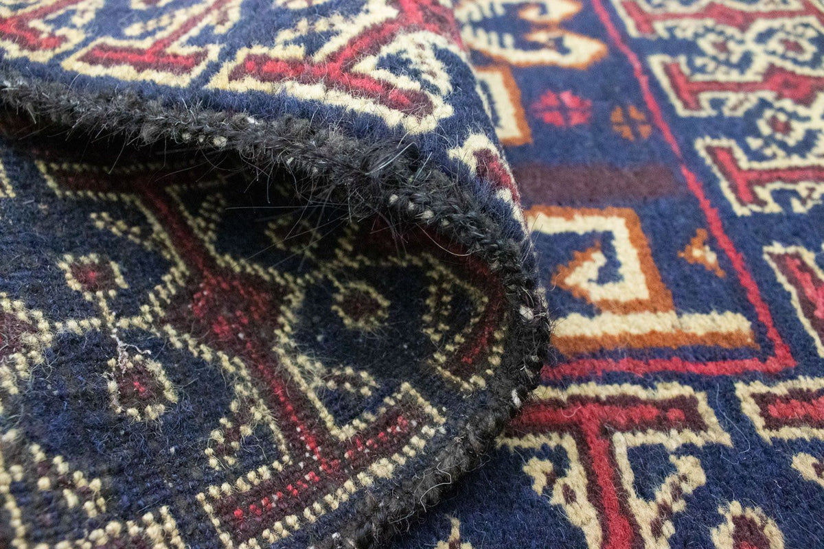 Tapis Belutsch - 130 x 80 cm - bleu