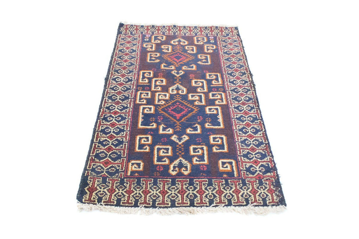 Tapis Belutsch - 130 x 80 cm - bleu