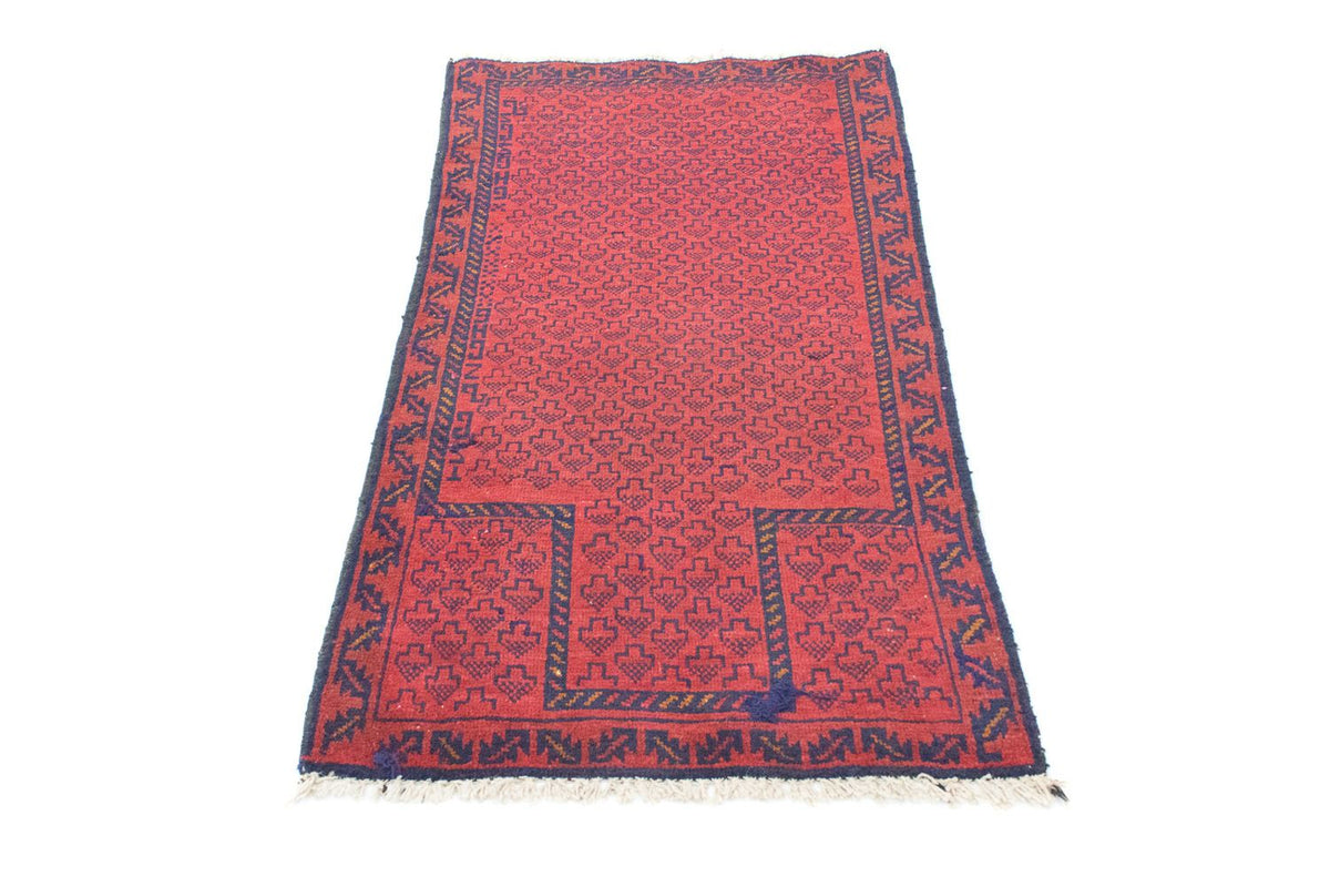 Tapis Belutsch - 129 x 75 cm - rouge