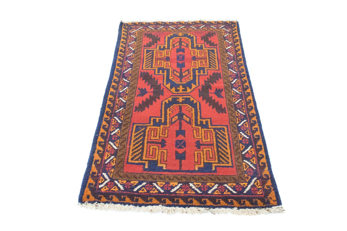 Tapis Belutsch - 134 x 75 cm - rouge