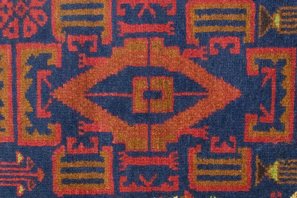 Tapis Belutsch - 135 x 81 cm - bleu
