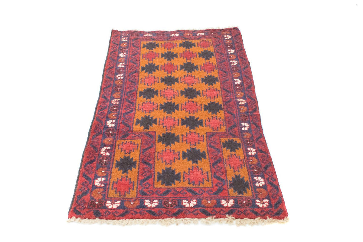 Tapis Belutsch - 126 x 77 cm - orange