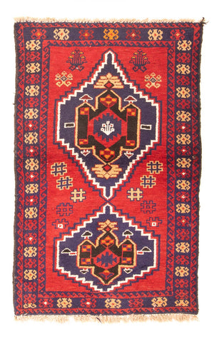 Tapis Belutsch - 130 x 79 cm - rouge