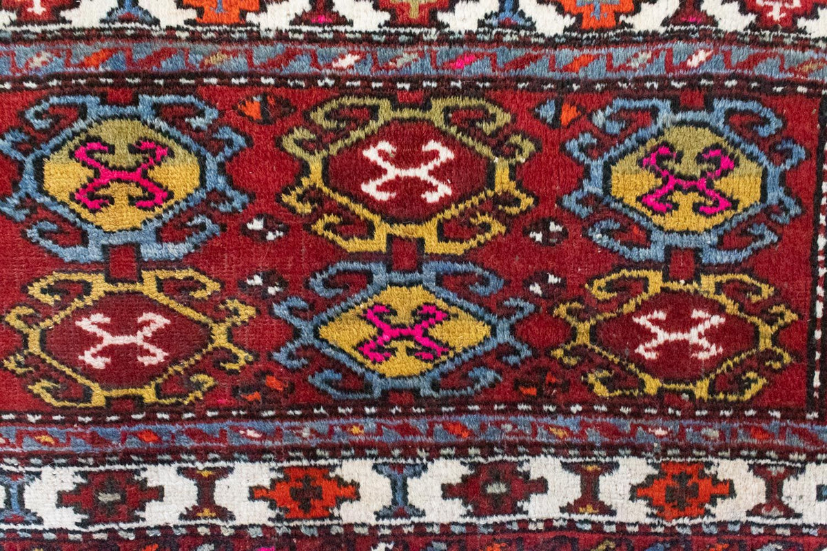 Tapis persan - Nomadic - 106 x 50 cm - rouge