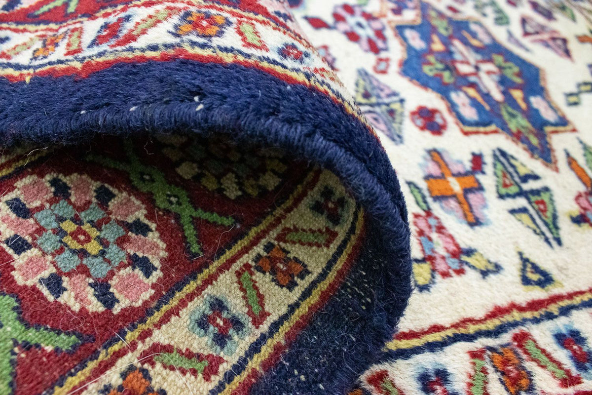 Tapis Turkaman - 167 x 100 cm - bleu