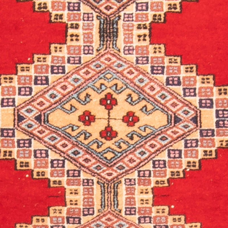 Tapis de couloir Tapis Pakistani - 285 x 79 cm - rouge