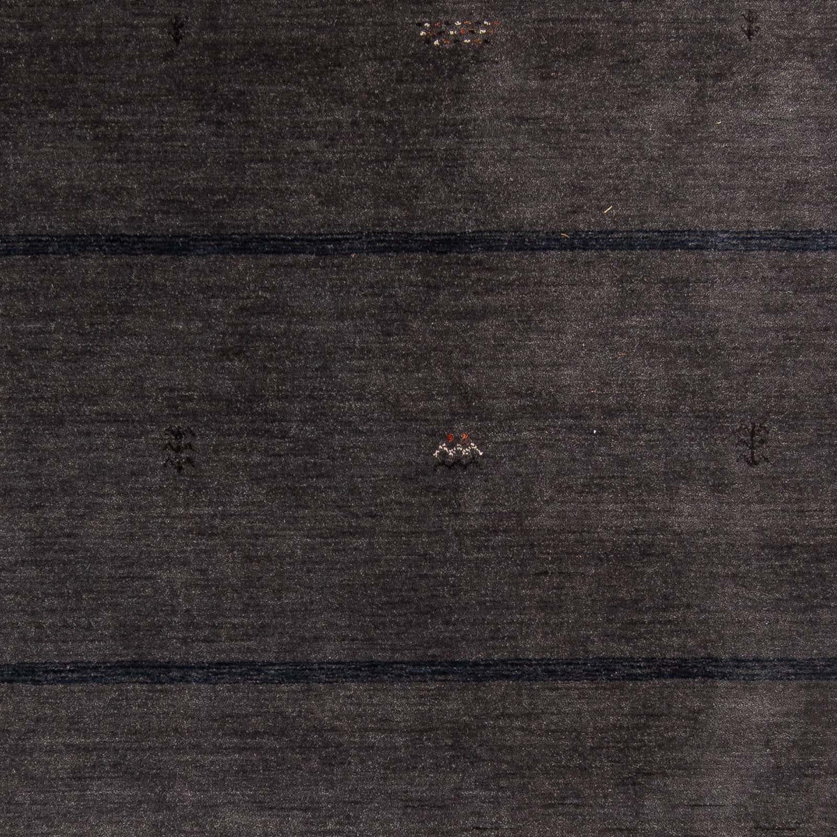 Tapis Gabbeh - Loribaft Softy - 218 x 171 cm - marron foncé