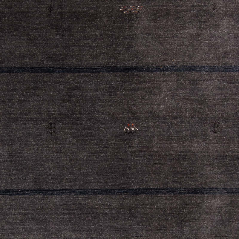 Tapis Gabbeh - Loribaft Softy - 218 x 171 cm - marron foncé