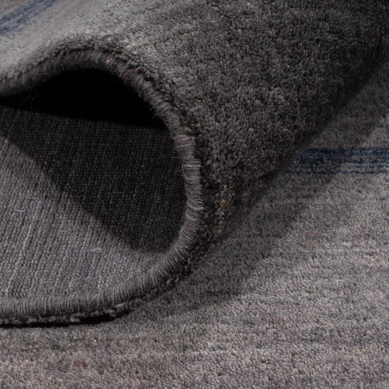 Tapis Gabbeh - Loribaft Softy - 218 x 171 cm - marron foncé