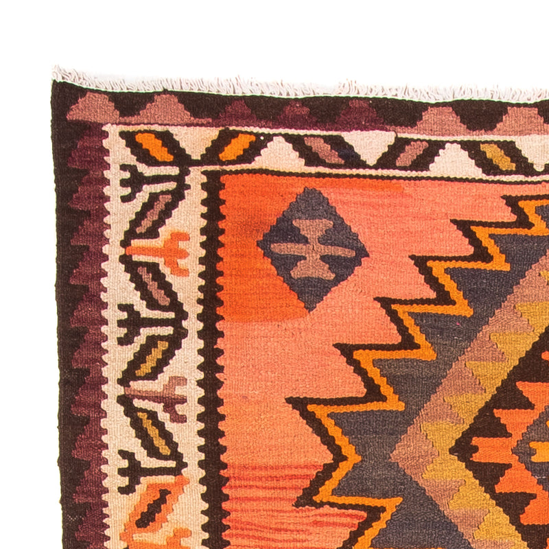 Tapis de couloir Tapis Kelim - Vieux - 265 x 140 cm - multicolore