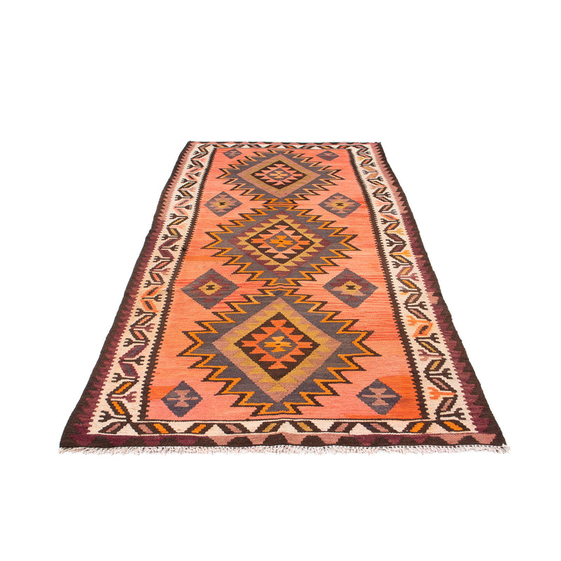 Tapis de couloir Tapis Kelim - Vieux - 265 x 140 cm - multicolore
